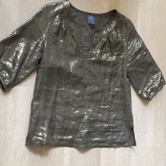 Gold Anne Willi 3/4 Sleeve Blouse - Picture 1 of 3